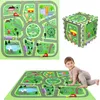 Koberec puzzle 9 prvkov 30x30 mesto 90074 Náhľad obrázku produktu 1