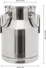 201 Pot à lait en acier inoxydable, 10L Pot à lait, Seau Voir les images du produit 4