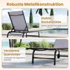 COSTWAY 2er Set Gartenliege mit Rollen, Sonnenliege bis Produktbild-Vorschau 7