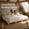 Homestyle4u Holzbett 270x200 mit Lattenrost Familienbett Produktbild-Vorschau 9