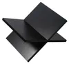 IvoQ Bücherständer – Schwarz – X-Form – Holz – 33x29x19,5 Produktbild-Vorschau 5