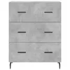 The Living Store Sideboard Betongrau 69,5x34x90 cm Produktbild-Vorschau 5
