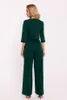 Woman wearing a green jumpsuit from behind. Anteprima dell’immagine prodotto