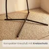 Hängesessel Gestell Outdoor bis 120kg - 215cm Stahlrohr Produktbild-Vorschau 15