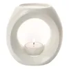 Lampe d'aromathérapie en céramique blanc crème Voir les images du produit 2