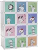Kondela Modularer Kleiderschrank für Kinder Hakon - grau / Produktbild-Vorschau 1