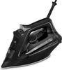 A black Rowenta steam iron is shown against a white background. Produktbild-Vorschau