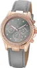 Crystal Blue Damen Armbanduhr rose gold Strass Armband grau Produktbild-Vorschau 3