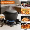 Brotbackform mit Deckel inkl. Gärkorb - Robuste 26cm Produktbild-Vorschau 5