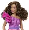 Barbie Fashionistas Puppe mit braunem Haar und glitzerndem Produktbild-Vorschau 4