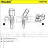 RIDEX ABS Sensor Raddrehzahl Hinten Links Vorne Links für Produktbild-Vorschau 7
