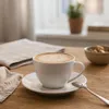 Argon Ta 48-teiliges weißes Cappuccinotassen- und Produktbild-Vorschau 6