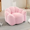 Puf Lotus 110 x 110 cm – kompaktowa sofa w kolorze różowym, Podgląd zdjęcia produktu 1