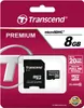 Transcend microSDHC          8GB Class 10 + SD-Adapter Produktbild-Vorschau 2