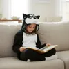 Pigiama Onesie Kigurumi Costume Travestimento Husky Nero Anteprima dell’immagine prodotto 2