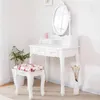 Toaletka Kosmetyczna z Lustrem TL01 taboret kolory + GRATIS Podgląd zdjęcia produktu 5