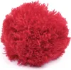 2 Bommeln / Wollbommeln / Pompon, himbeer rot Produktbild-Vorschau