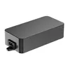 A black power adapter is shown on a white background. Náhled obrázku produktu