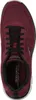 A top-down view of a burgundy and black Skechers sneaker. Produktbild-Vorschau