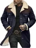 ASKSA Hommes Vintage Veste en daim Chaudement doublée Veste Voir les images du produit 1