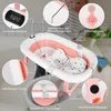 Baby Badewanne Faltbar mit Thermometer und Kissen Produktbild-Vorschau 2