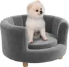 PawHut Hundesofa Hundecouch, Waschbarer Bezug, Haustiersofa Produktbild-Vorschau 1