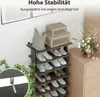 COSTWAY 8-poziomowa półka na buty wąska, szafka na buty z Podgląd zdjęcia produktu 7