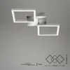 LED Deckenleuchte drehbar Metall-Kunststoff chrom-silber Produktbild-Vorschau 5