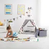 Relaxdays Sitzhocker mit Stauraum, weich gepolstert, Produktbild-Vorschau 5