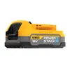 A DeWalt Powerstack 18V battery pack is shown against a white background. Anteprima dell’immagine prodotto