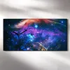 Wohnzimmer-Bild Leinwand Uhr 60x30 Gemälde Weltraum Galaxie Produktbild-Vorschau 2