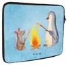 Mr. & Mrs. Panda Laptophülle Pinguin Lagerfeuer 33 x 42 cm Produktbild-Vorschau 3
