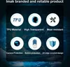 A marketing image showcasing the features of a phone case with icons and text. Produktbild-Vorschau
