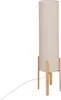 Stehlampe RAFA mit Textilschirm und Holzbeinen, Ø 24 x 107 Produktbild-Vorschau 1