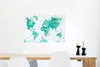 MuchoWow® Poster Weltkarte - Malerei - Aquarell 60x40 cm - Produktbild-Vorschau 5