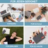 wortek Filz Federmäppchen - Grau - Federmappe Mäppchen Produktbild-Vorschau 5
