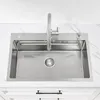 Cecipa Edelstahlspüle 70x45 cm Küchenspüle mit Stufe & Produktbild-Vorschau 3