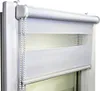 Voppi Roleta dzień noc 140x150 cm biała, podwójna roleta Podgląd zdjęcia produktu 2