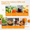 Entsafter Gemüse und Obst, 1000W Zentrifugal Entsafter, Produktbild-Vorschau 7