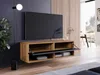 Meuble TV CALIBURI 100 – chêne wotan / noir brillant Voir les images du produit 3