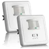 2x Bewegungs Melder Unterputz Wand Einbau Infrarot Sensor Produktbild-Vorschau 1