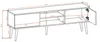 TV-Möbel Toronto , Weiß, 160cm Produktbild-Vorschau 6