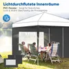 Sekey 2 Seitenteile für 3x3 /3x6m/3x9m pavillon mit Produktbild-Vorschau 4