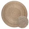 Tapis rond en jute Hanse Home, modèle Rangpur, tissé à la Voir les images du produit 9