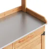 BEALIFE Stół ogrodniczy z szafką dolną 108 x 43 x 125 cm | Podgląd zdjęcia produktu 6