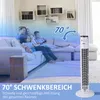 HOMCOM věžový ventilátor s oscilací, 3 režimy, stojanový Náhled obrázku produktu 4