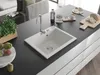 Mexen Elix lavello in granito 1-vasca 600 x 500 mm, bianco, Anteprima dell’immagine prodotto 2