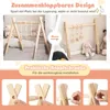 COSTWAY Arche de jeu en bois pour bébé, Trapèze de jeu Voir les images du produit 8