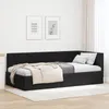 vidaXL Struttura letto ad angolo con testiera nera 90 cm x Anteprima dell’immagine prodotto 2