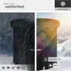 A split image showing a product in different weather conditions, with text overlays highlighting features. Náhled obrázku produktu